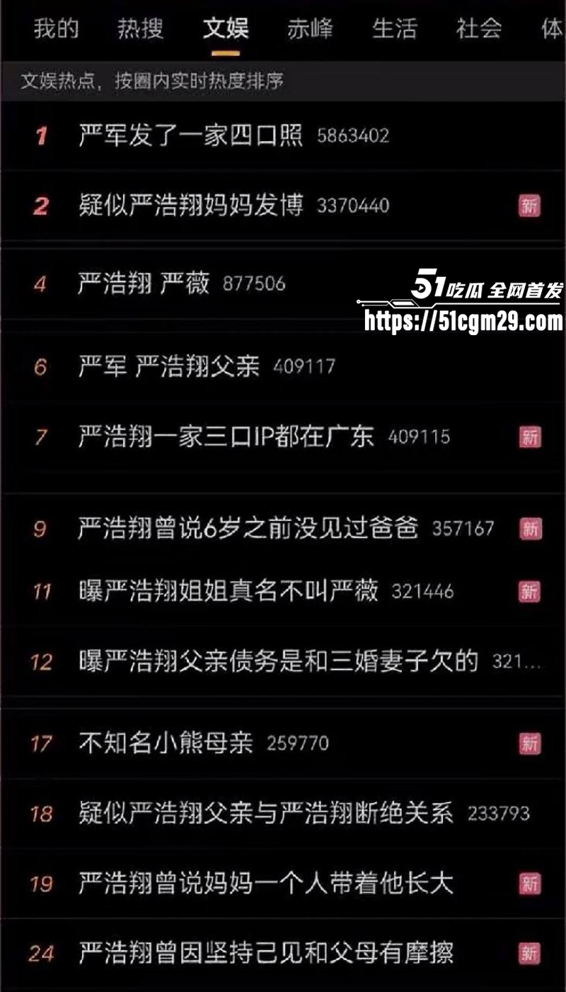 严浩翔父亲自曝断绝父子关系01