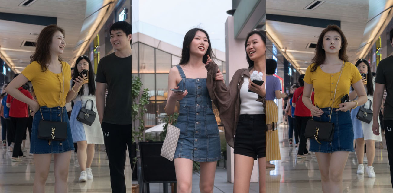 商场美女抄底合集 带你领略女神裙下风光 满足内心偷窥欲望！ - 户外露出