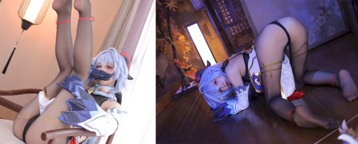 水淼Aqua[18+福利姬coser写真集]甘雨cosplay原神[122p] - 直播福利