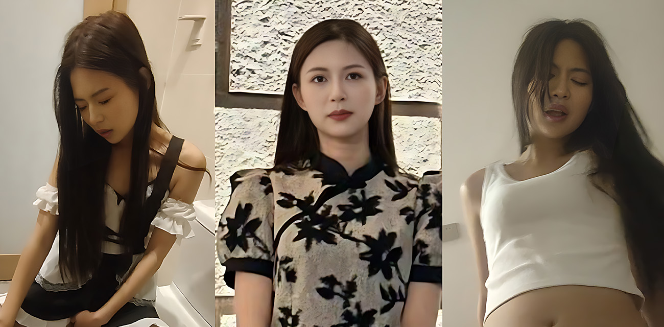 抖音极品反差女神被金主包养后各种开发调教 让她穿着情趣女仆装骑乘榨精