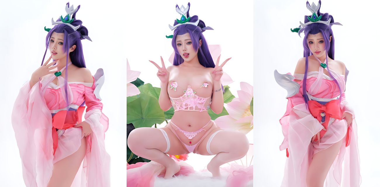 国风福利姬 钛合金TiTi 写真福利 cos风仙子 大尺度展示雪乳蜜臀 让人飘飘欲仙！