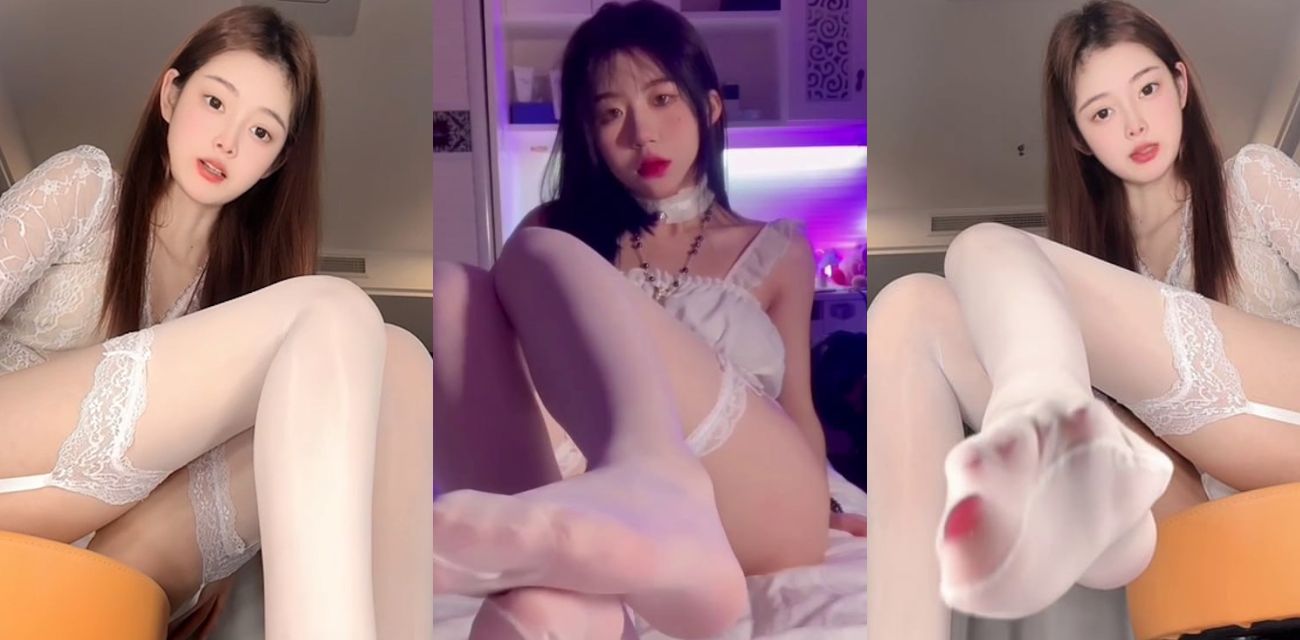 抖音高颜值御姐公主爱玩狗 足控福利爆棚！白丝红底高跟脚玩诱惑 付费资源太撩 - 网红主播